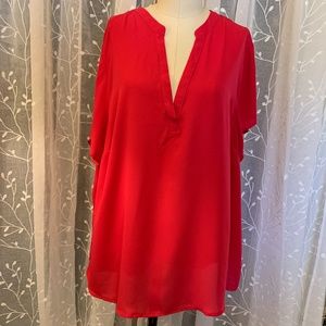 Torrid Tunic 3x red